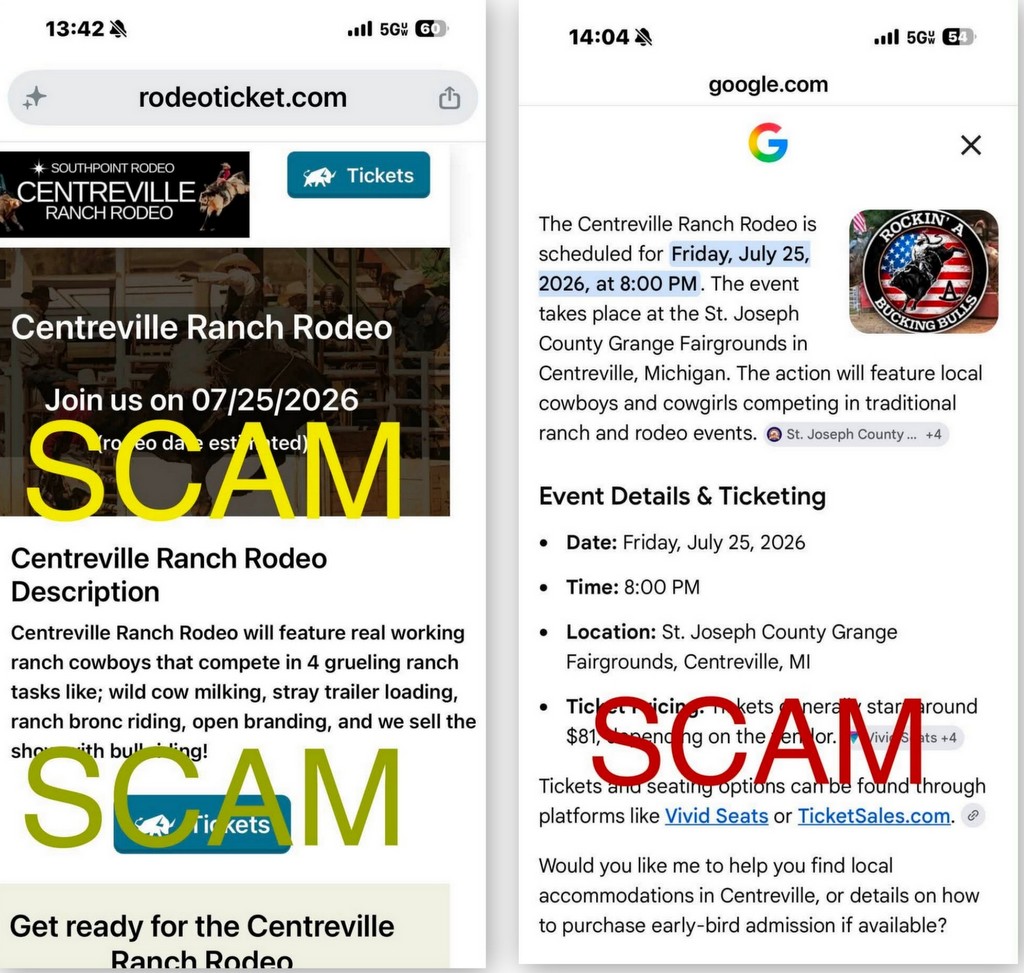 SJC Grange Fair Warns Of Scam Regarding Summer Rodeo